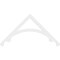 Ekena Millwork Pitch Legacy Architectural Grade PVC Gable Pediment, 60"W x 30"H x 1"P (12/12) GPP060X030X100LEG - alternate 4